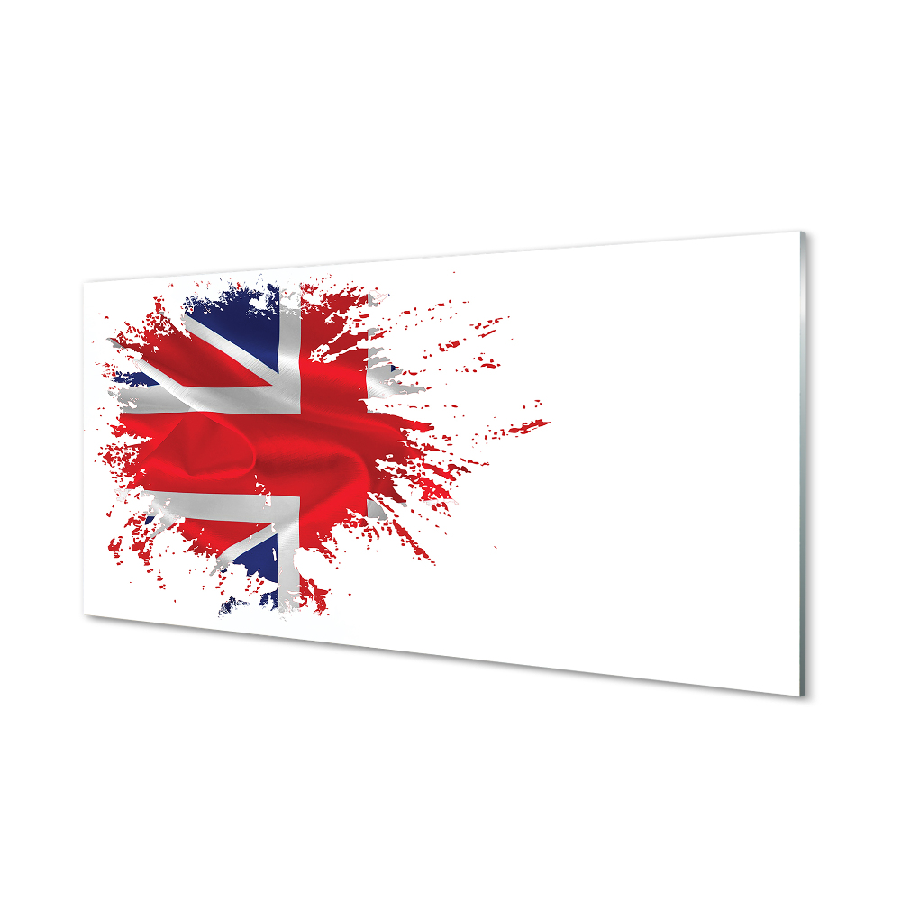 Skleněný obraz na zeď Vlajka Velké Británie