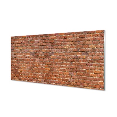 Moderní skleněný obraz Stará cihlová zeď