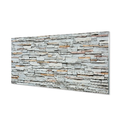 Luxusní skleněný obraz Kamenná zeď