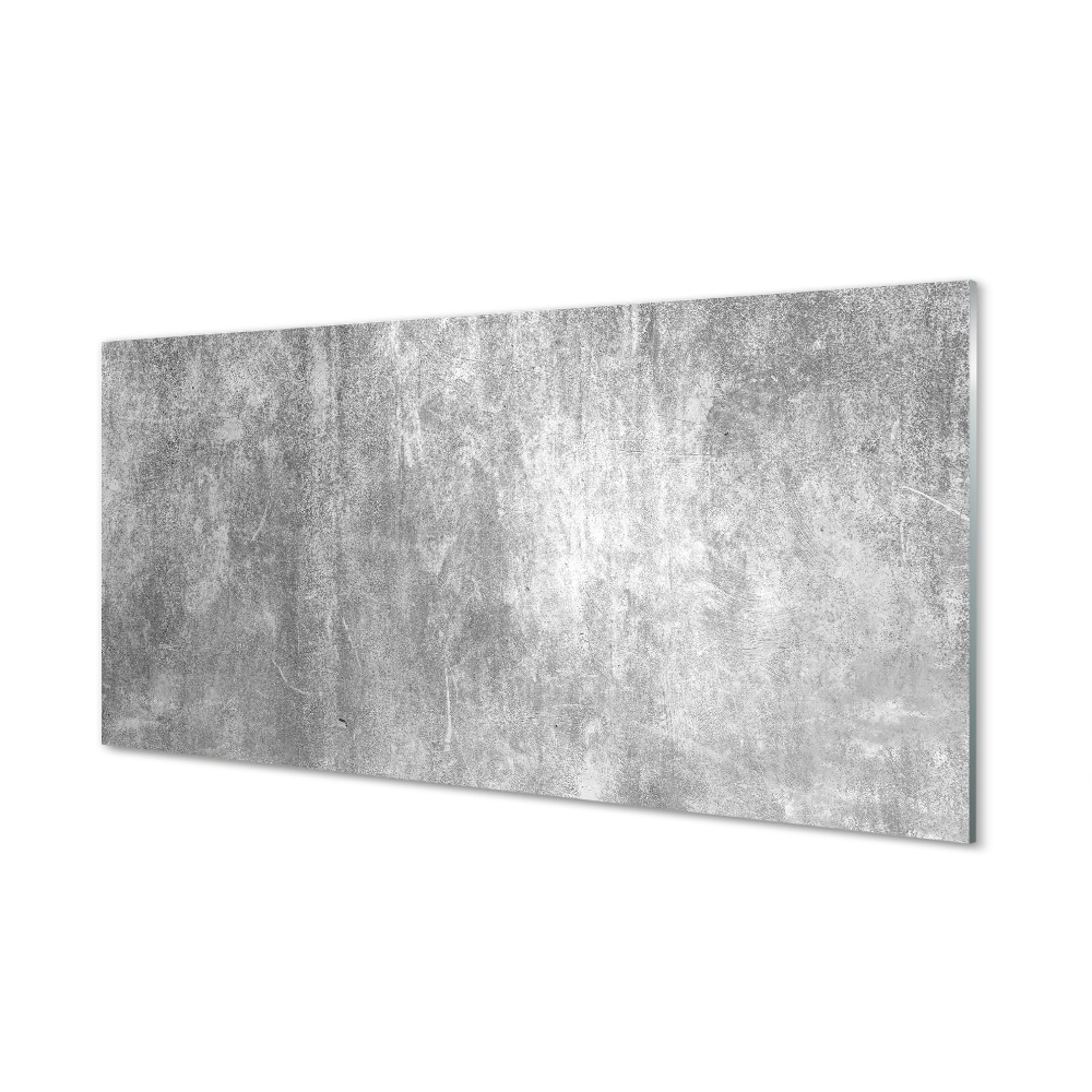 Skleněný obraz na stěnu Kamenná zeď šedý cement