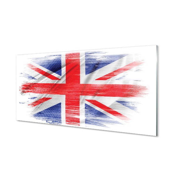 Obraz na skle Malovaná vlajka Velké Británie