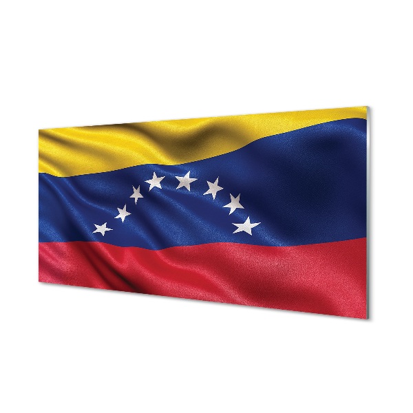 Skleněný obraz Mávající venezuelská vlajka