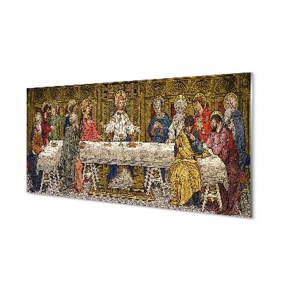 Luxusní skleněný obraz Umění Poslední večeře