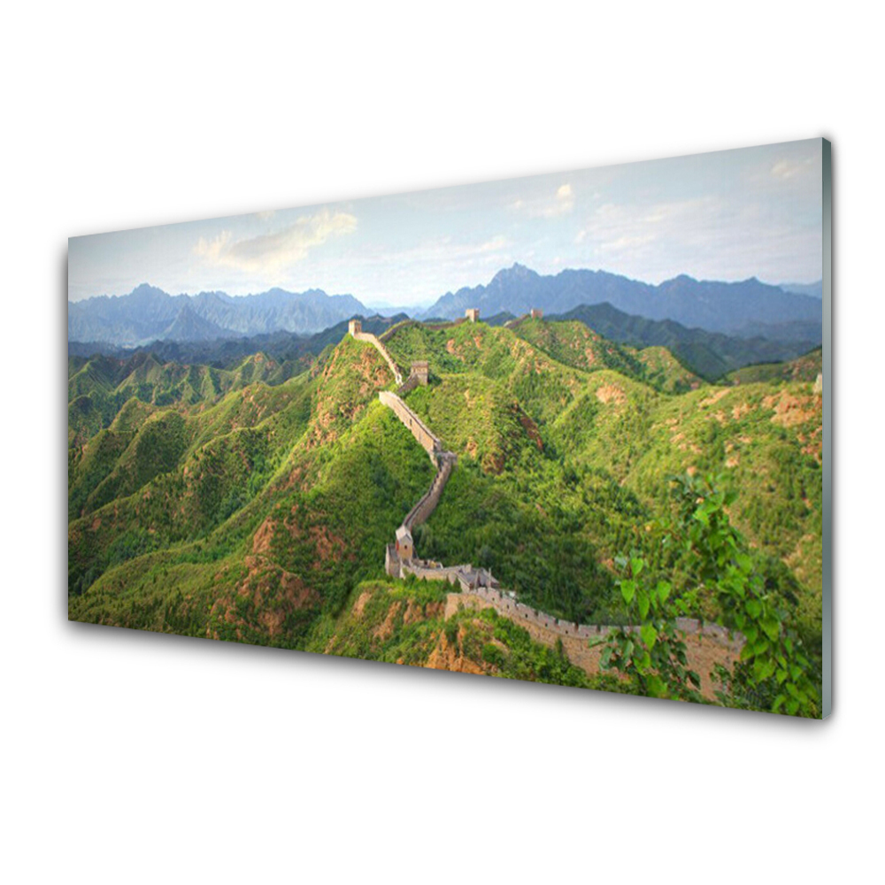 Skleněný obraz na zeď Panorama Velké čínské zdi