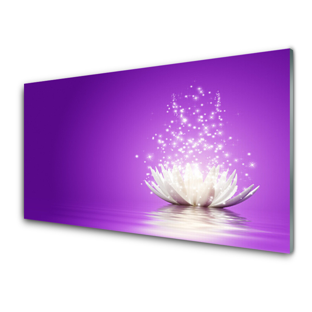 Obraz ze skla Lotosový květ