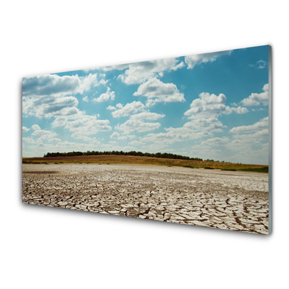 Obraz ze skla Sucho Řeka Panorama