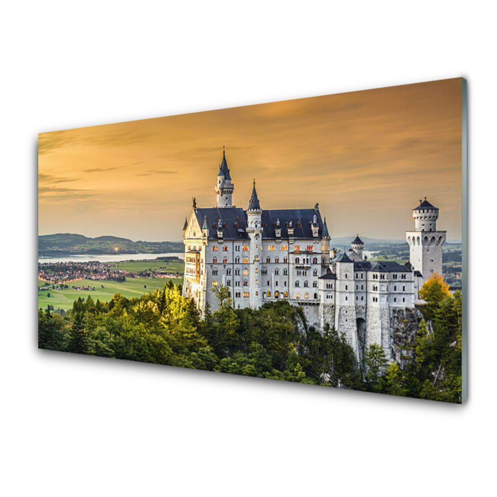 Obraz na skle Zámek Neuschwanstein