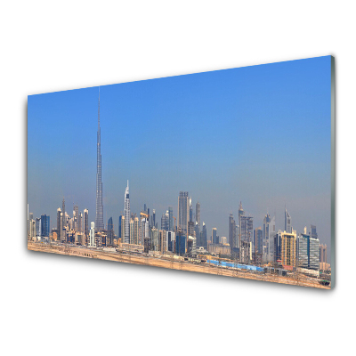 Luxusní skleněný obraz Panorama města