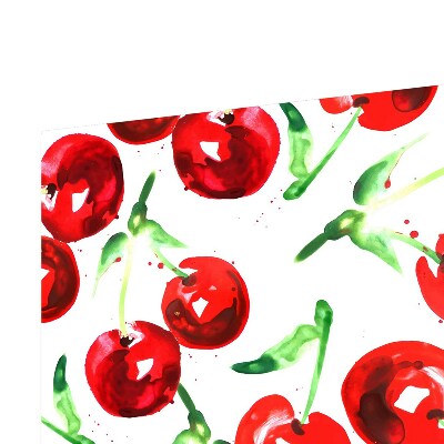 Skleněná krájecí deska Kreslené třešně