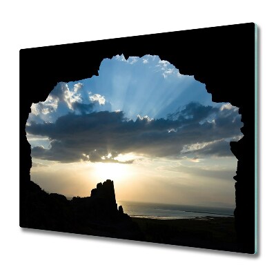 Skleněná krájecí deska Pohled na oblohu