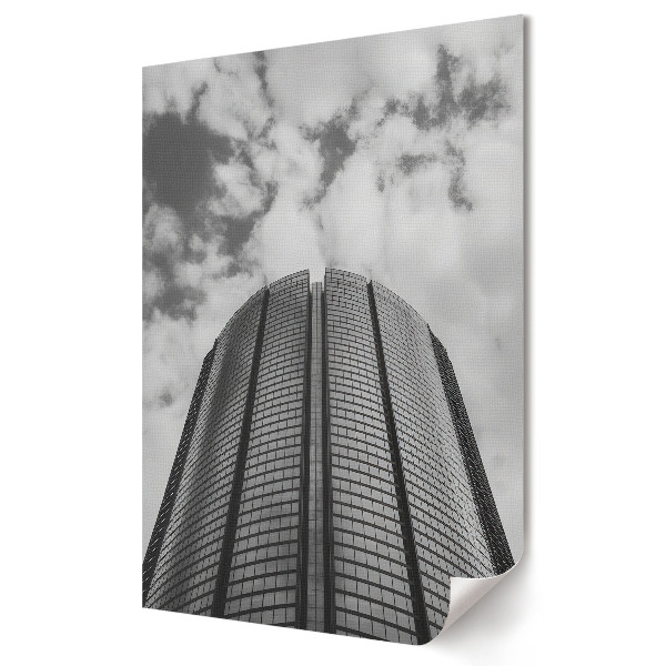 Moderní grafika na plátně Moderní architektura v černé a bílé