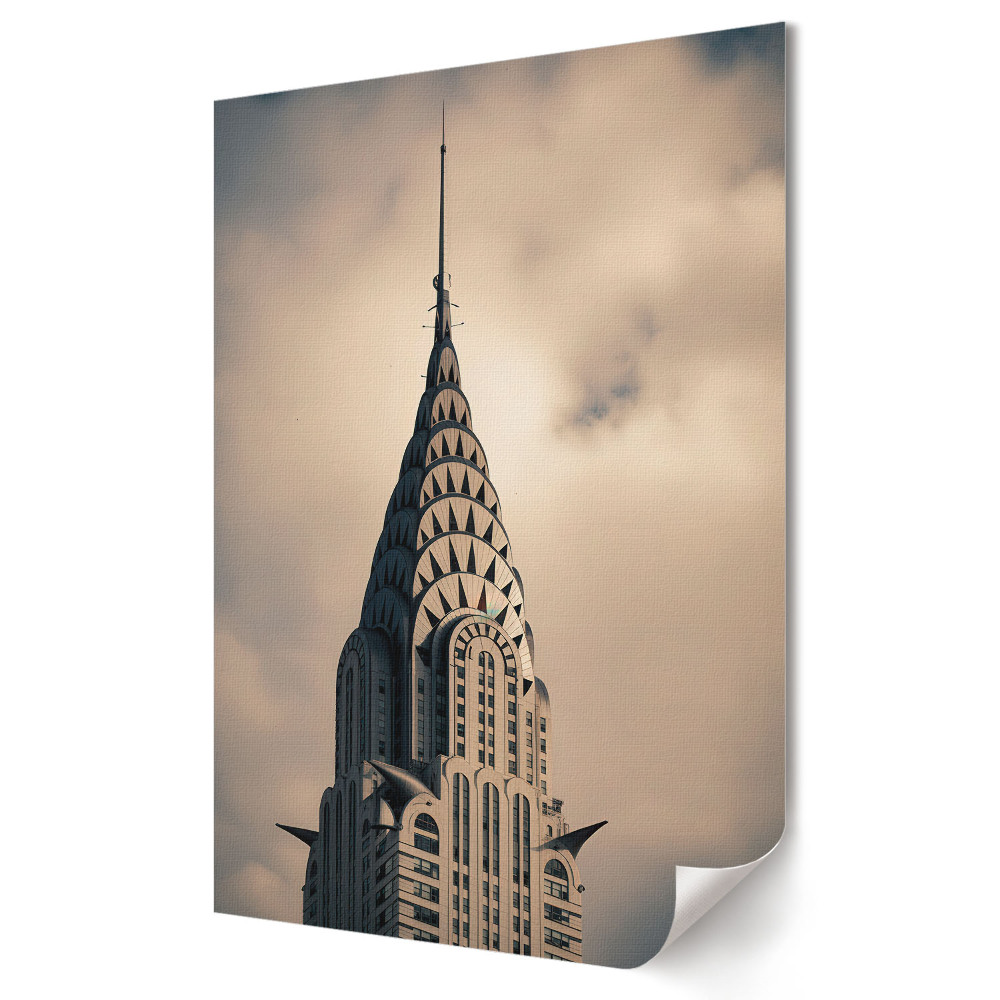 Plakát na zeď Ikona New Yorku: Chrysler Building