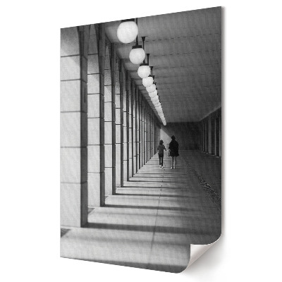 Nástěnná grafika na plátně Stíny a světlo v architektuře