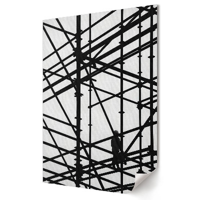 Nástěnná grafika na plátně Architektura ve stínu stavebnictví