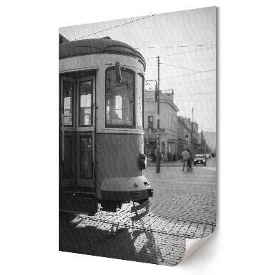 Tisk na plátno Historická tramvaj ve Starém Městě