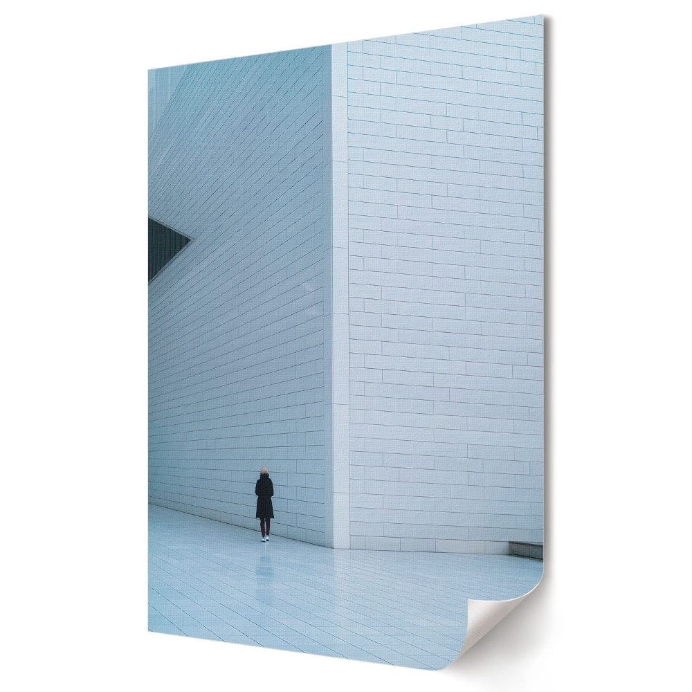 Nástěnná grafika na plátně Osamělost v moderní architektuře