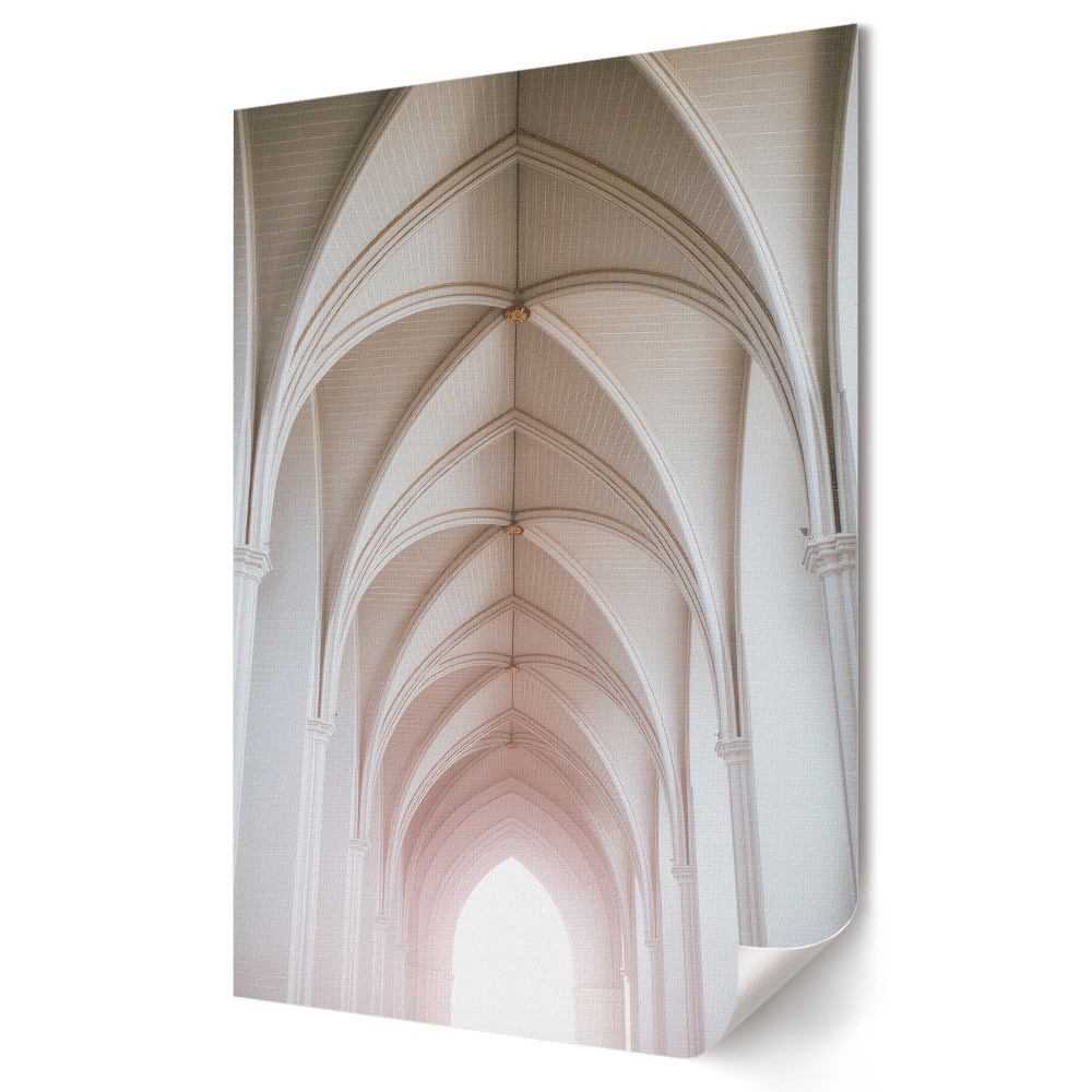 Plakát na zeď Elegance architektury: Bílé oblouky