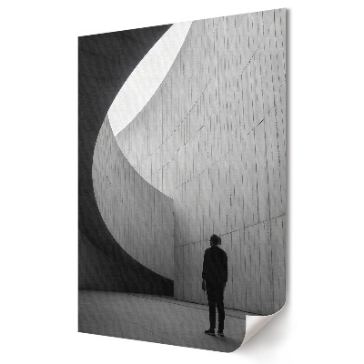 Moderní grafika na plátně Prostor a kontemplace v architektuře