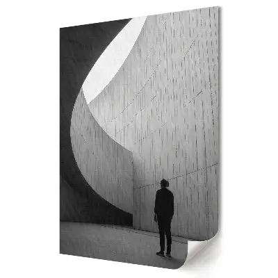 Moderní obraz na plátně Prostor a kontemplace v architektuře