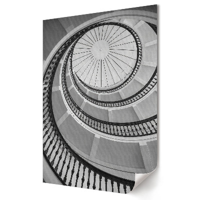 Plakát na zeď Elegantní spirála v monochromatickém stylu