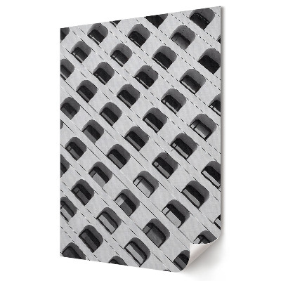 Plakát na zeď Geometrická krása architektury v monochromatickém stylu