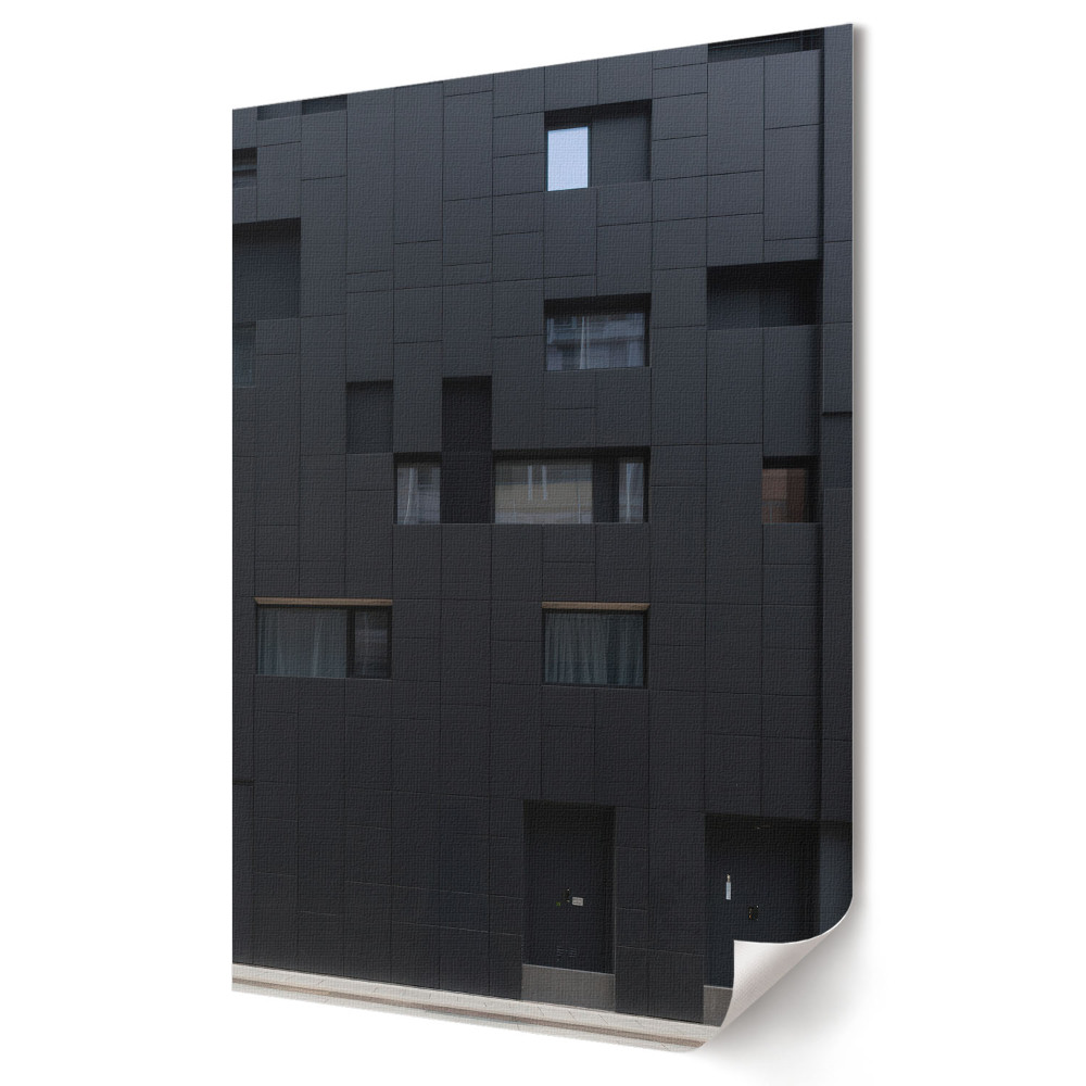 Tisk na plátno Moderní architektura v odstínech černé