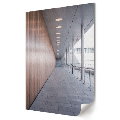 Moderní grafika na plátně Minimalistická chodba v moderní architektuře