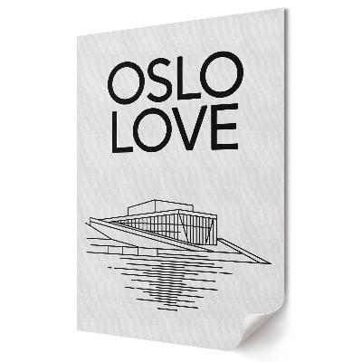 Plakát na zeď Oslo: Láska v moderní architektuře