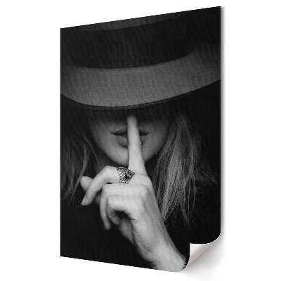 Plakát na zeď Tajemná elegance v monochromatickém stylu