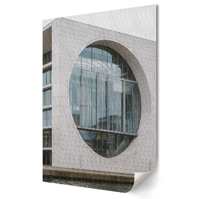 Tisk na plátno Moderní architektura s kruhovými detaily