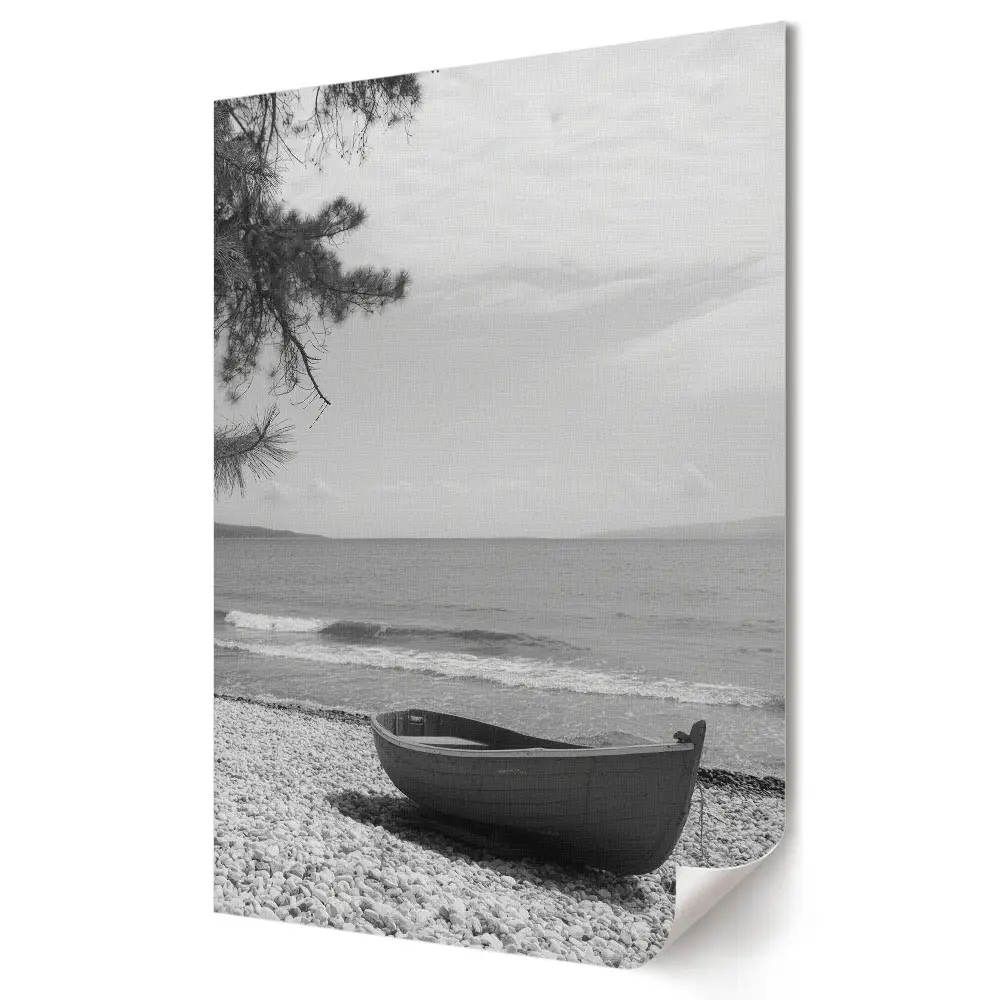 Moderní obraz na plátně Klid moře v monochromatickém stylu