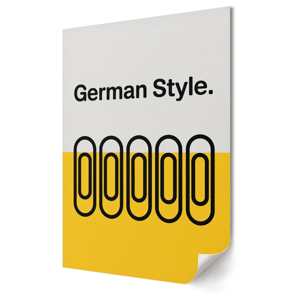 Moderní grafika na plátně Moderní design v německém stylu