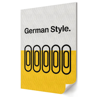 Moderní grafika na plátně Moderní design v německém stylu