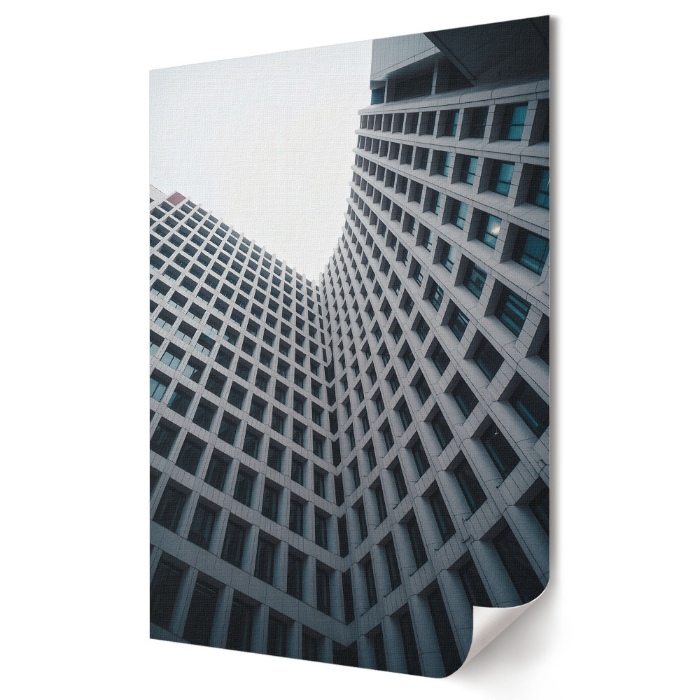 Moderní grafika na plátně Moderní architektura v městské krajině