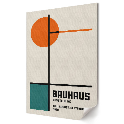 Tisk na plátno Bauhaus: Výstava umění a designu 1919