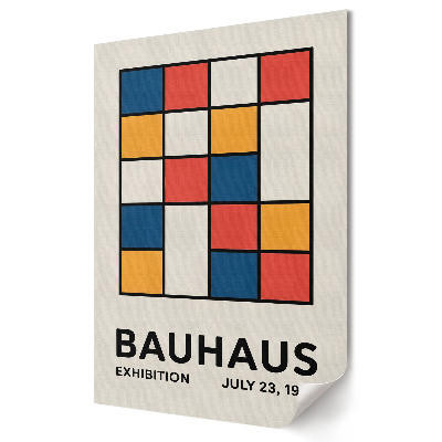 Plakát na zeď Bauhaus: Barvy a tvary v umění