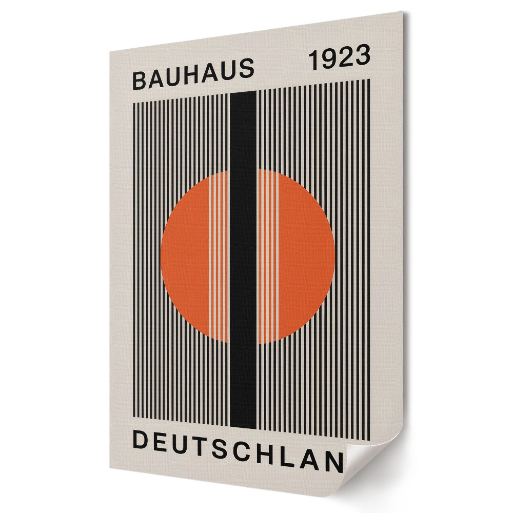 Nástěnná grafika na plátně Bauhaus 1923: Geometrie a barva