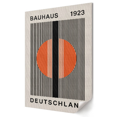 Nástěnná grafika na plátně Bauhaus 1923: Geometrie a barva