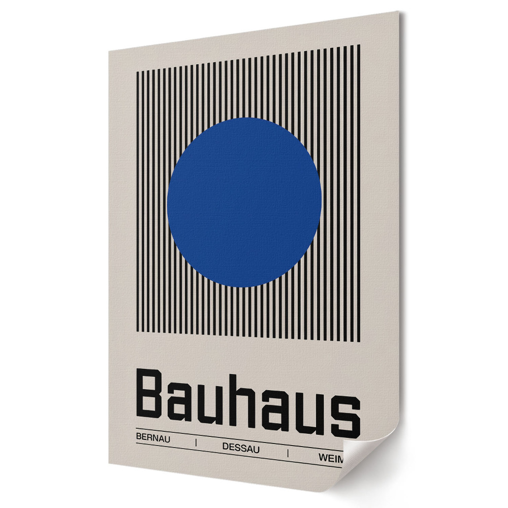 Plakát na zeď Bauhaus: Minimalismus a geometrie v designu