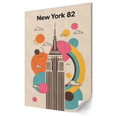 Plakát na zeď Moderní grafika Empire State Building