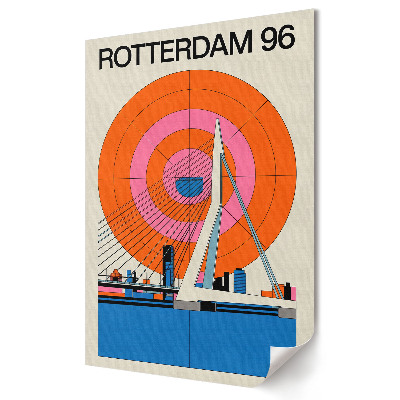 Nástěnná grafika na plátně Moderní architektura Rotterdamu 96