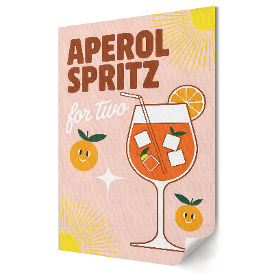 Moderní grafika na plátně Osvěžující Aperol Spritz pro dva