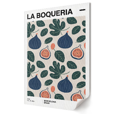 Tisk na plátno Vzory fíků z La Boqueria