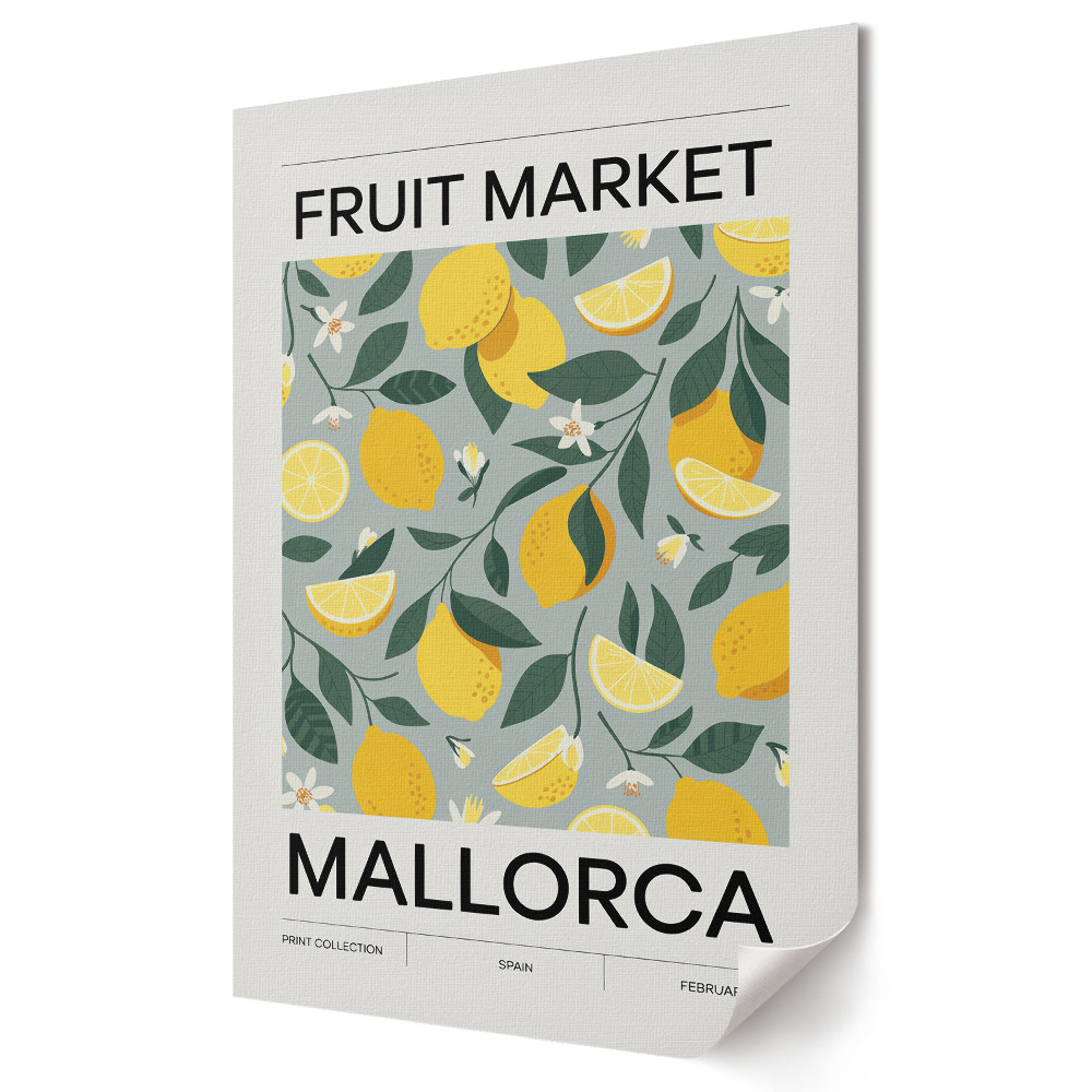 Moderní grafika na plátně Ovocný ráj z Mallorky