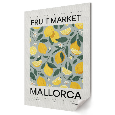 Moderní grafika na plátně Ovocný ráj z Mallorky