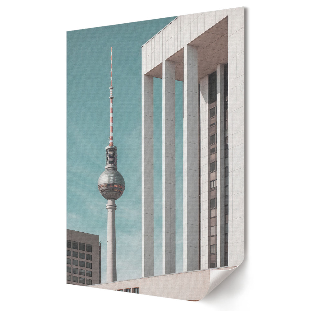 Nástěnná grafika na plátně Berlín: Modernita a klasicismus v architektuře