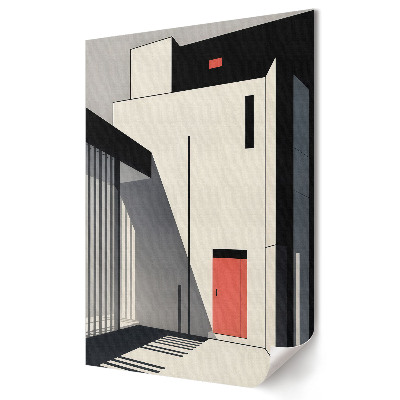 Tisk na plátno Moderní architektura v grafické podobě