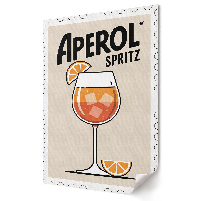 Nástěnná grafika na plátně Osvěžující Aperol Spritz na slunci