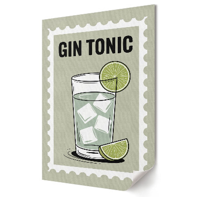 Plakát na zeď Osvěžující gin s limetkou