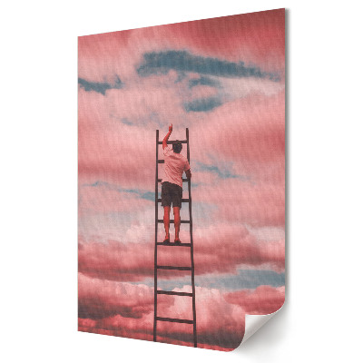 Moderní grafika na plátně Cesta ke snům v oblacích